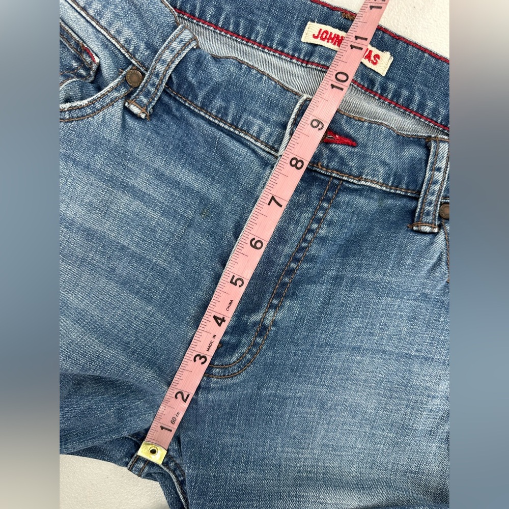 Johnny Was The Tomboy Mid Rise Relaxed Tapered Jeans Distressed Boho Western 29 - Picture 8 of 13